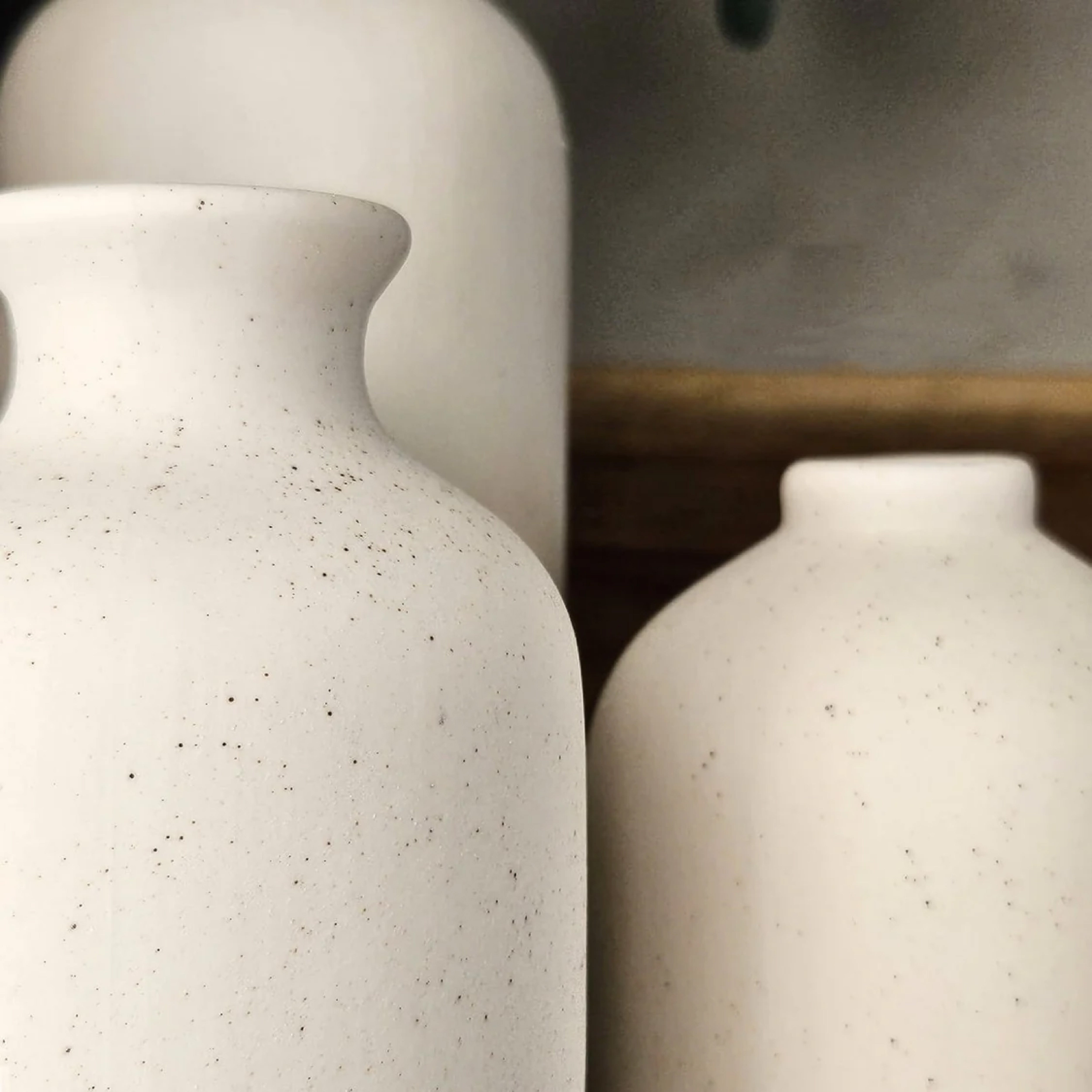 Set de 3 Jarrones Decorativos de Cerámica Paq. 4