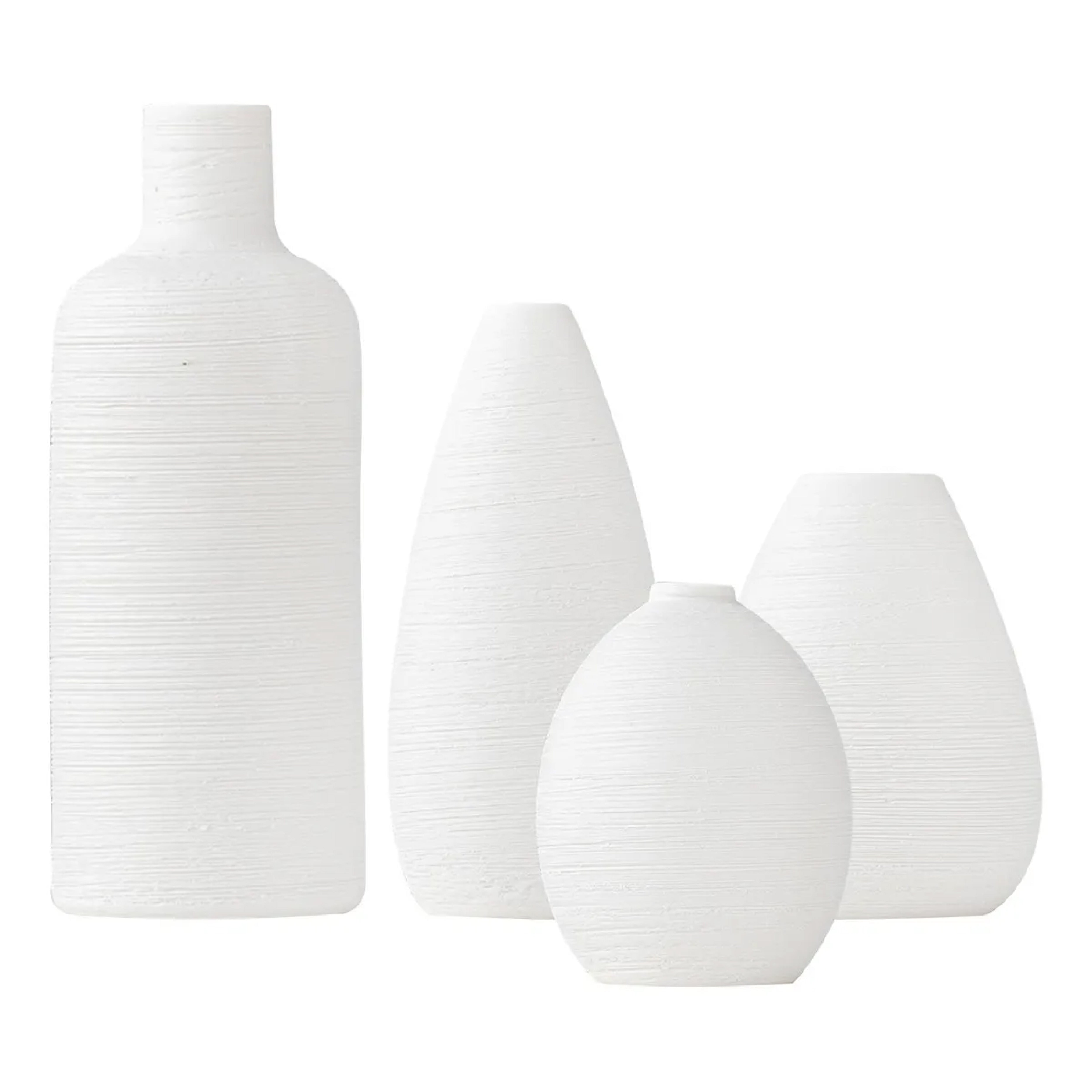 Set de 3 Jarrones Decorativos de Cerámica Paq. 6