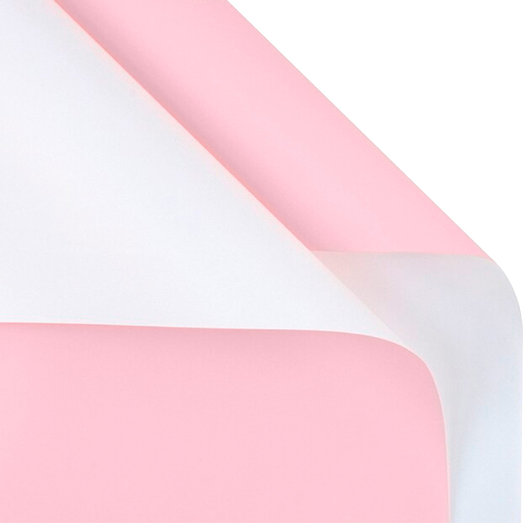 papel coreano premium bicolor rosa pálido para ramos y flores