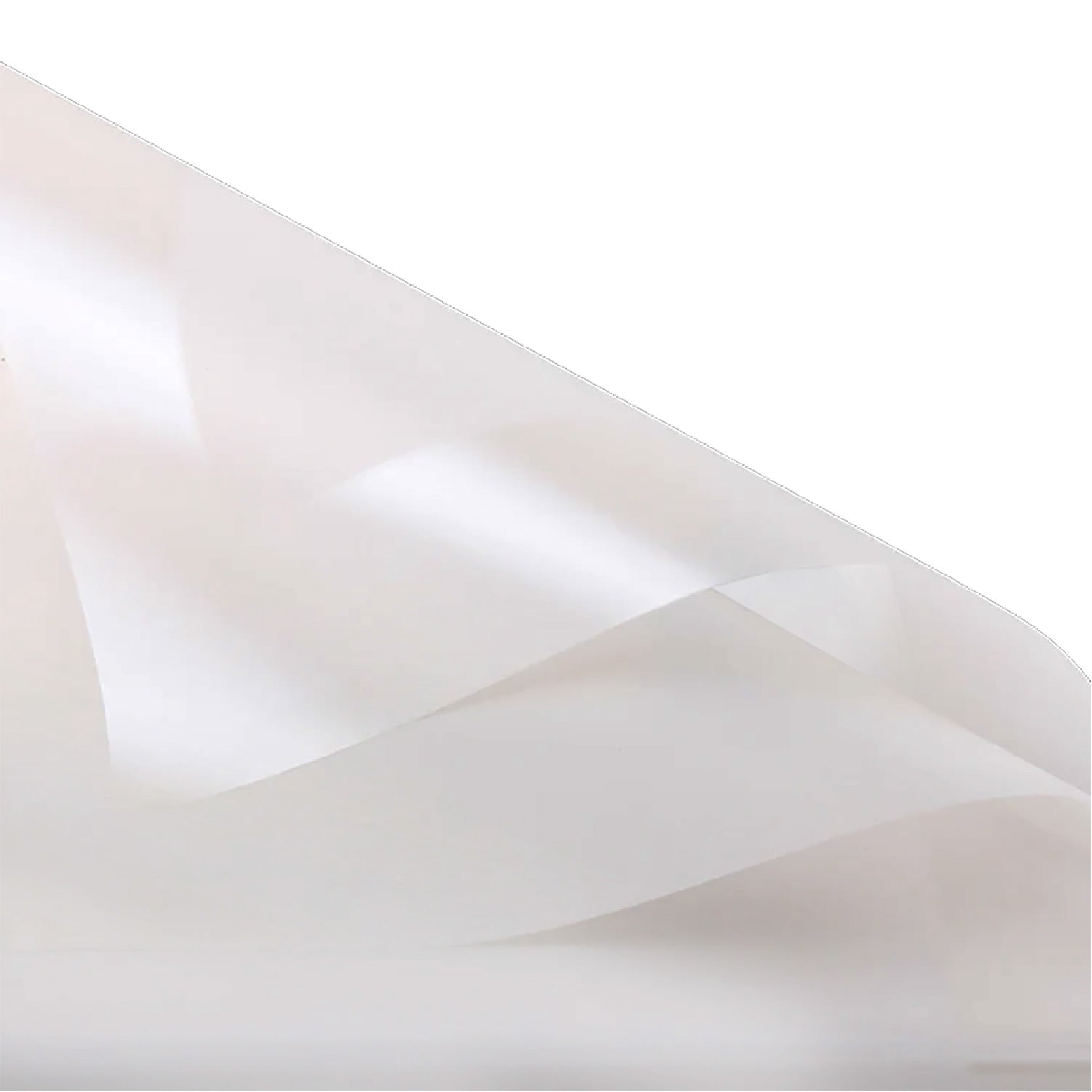 papel coreano translúcido con marco color blanco para ramos y flores