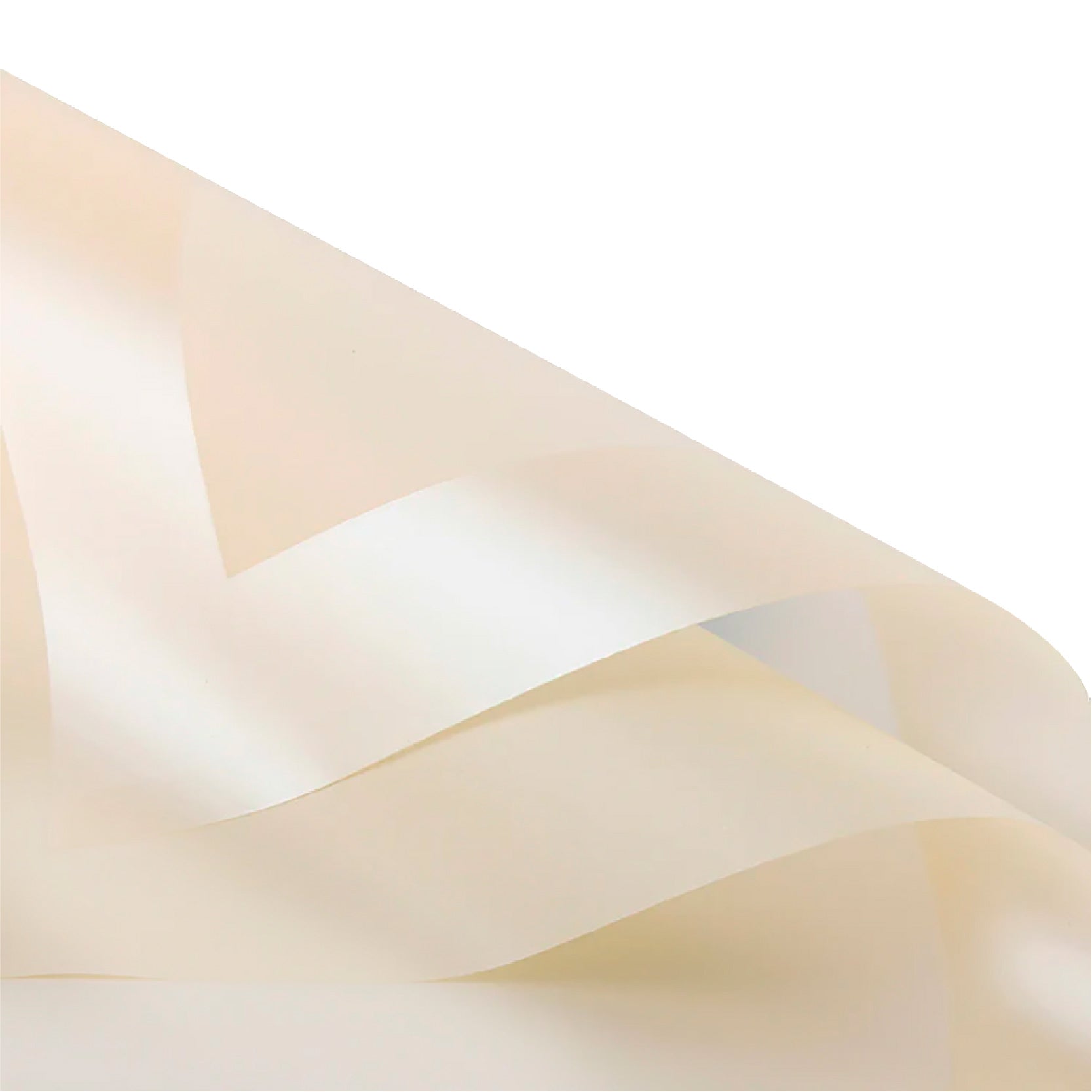 papel coreano translúcido con marco color champagne para ramos y flores