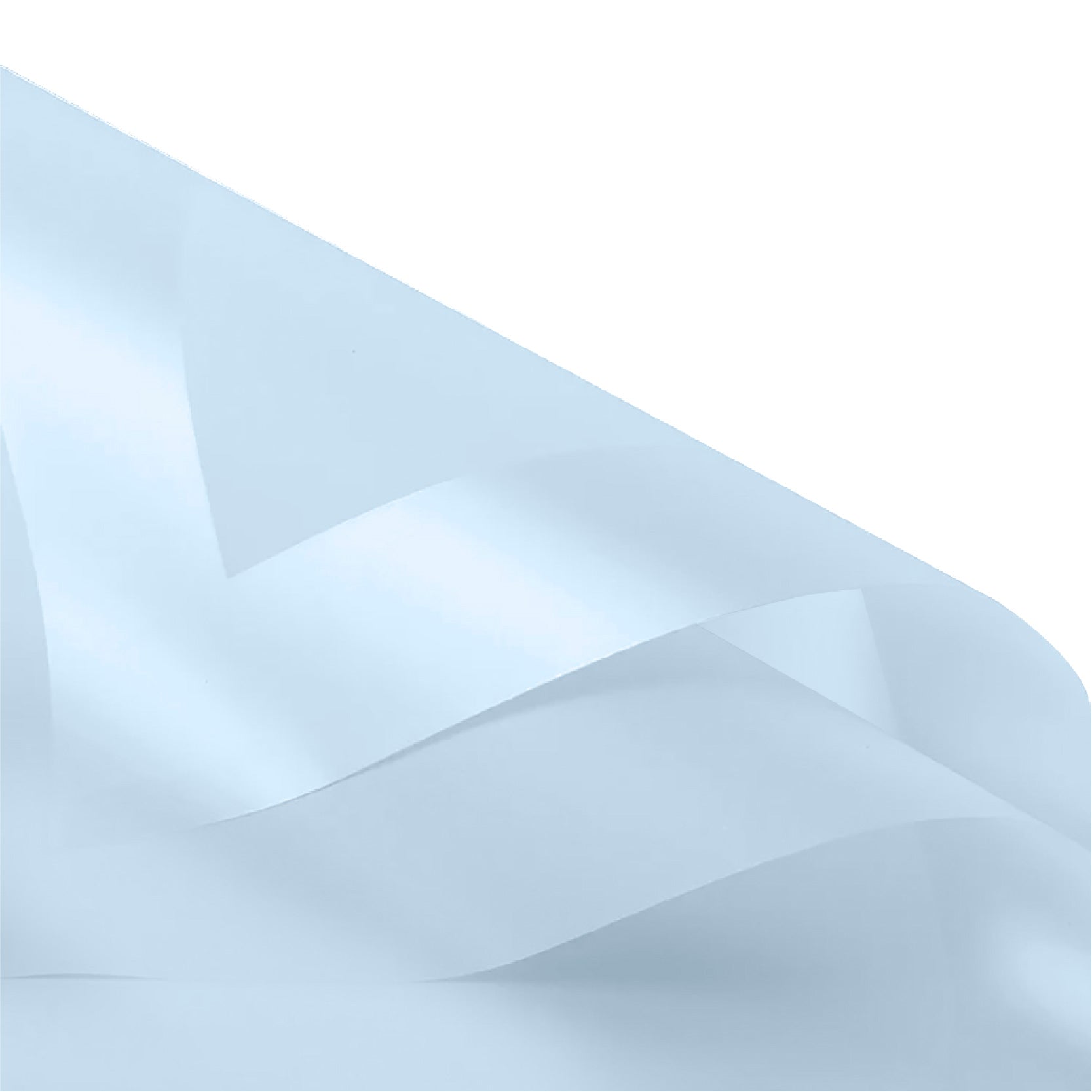 papel coreano translúcido con marco color celeste para ramos y flores