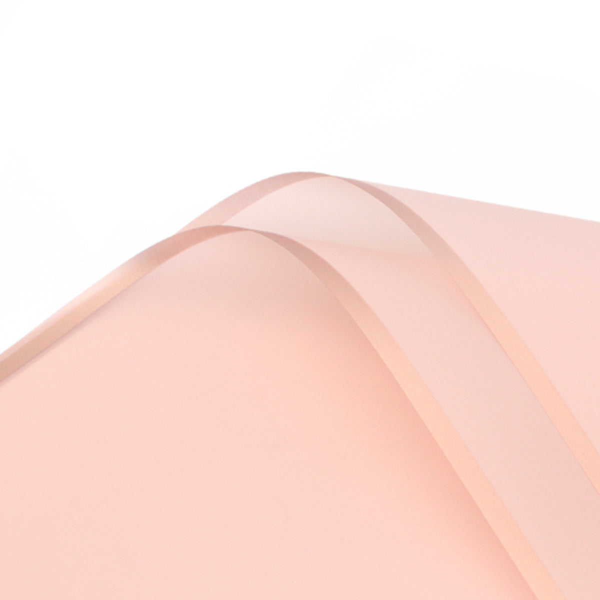 Papel coreano premium translúcido e impermeable con franjas doradas para ramos de flores  en paquete de 20 pliegos, color peonia.