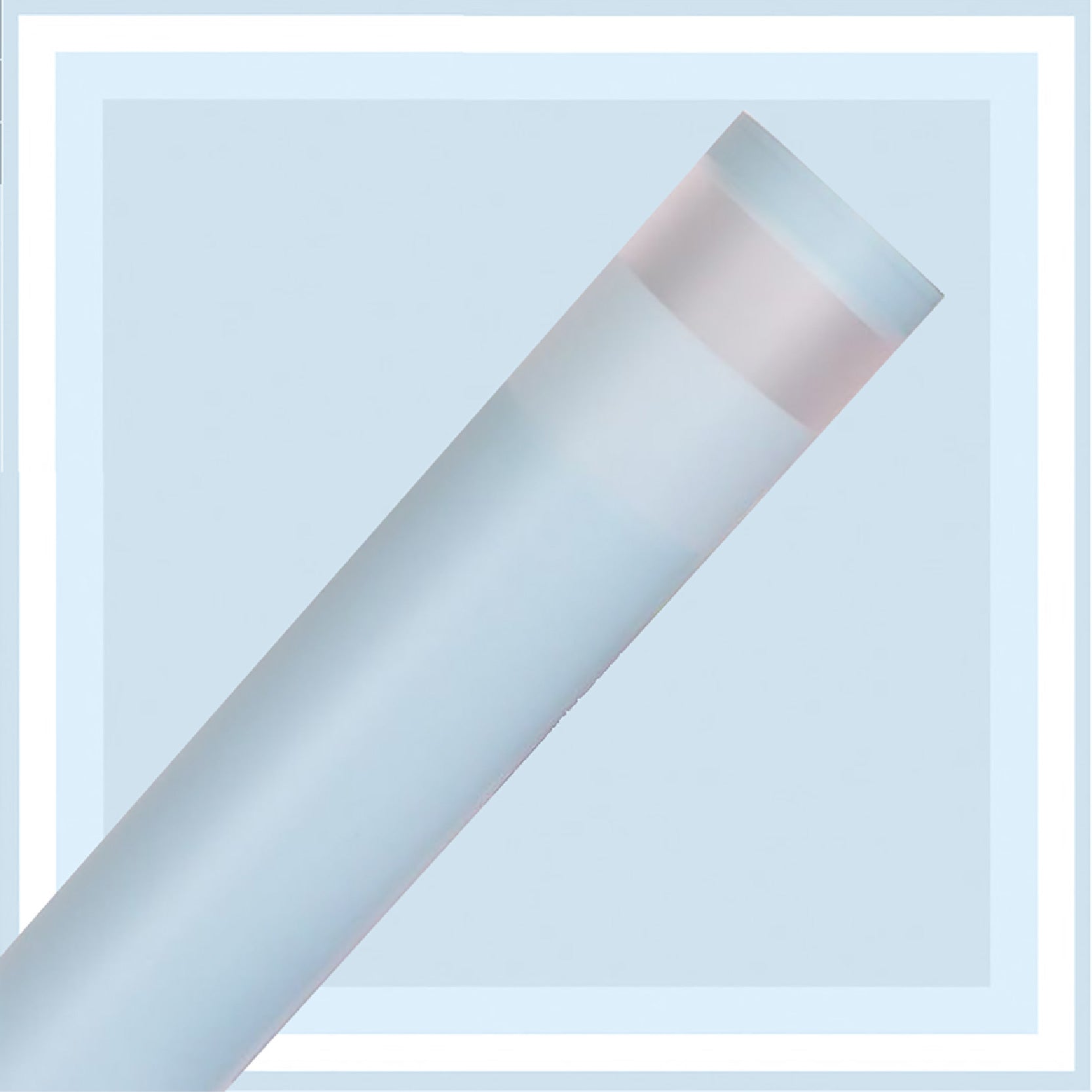 Papel coreano premium con marcos translúcidos para ramos de flores, paquete de 20 pliegos color azul