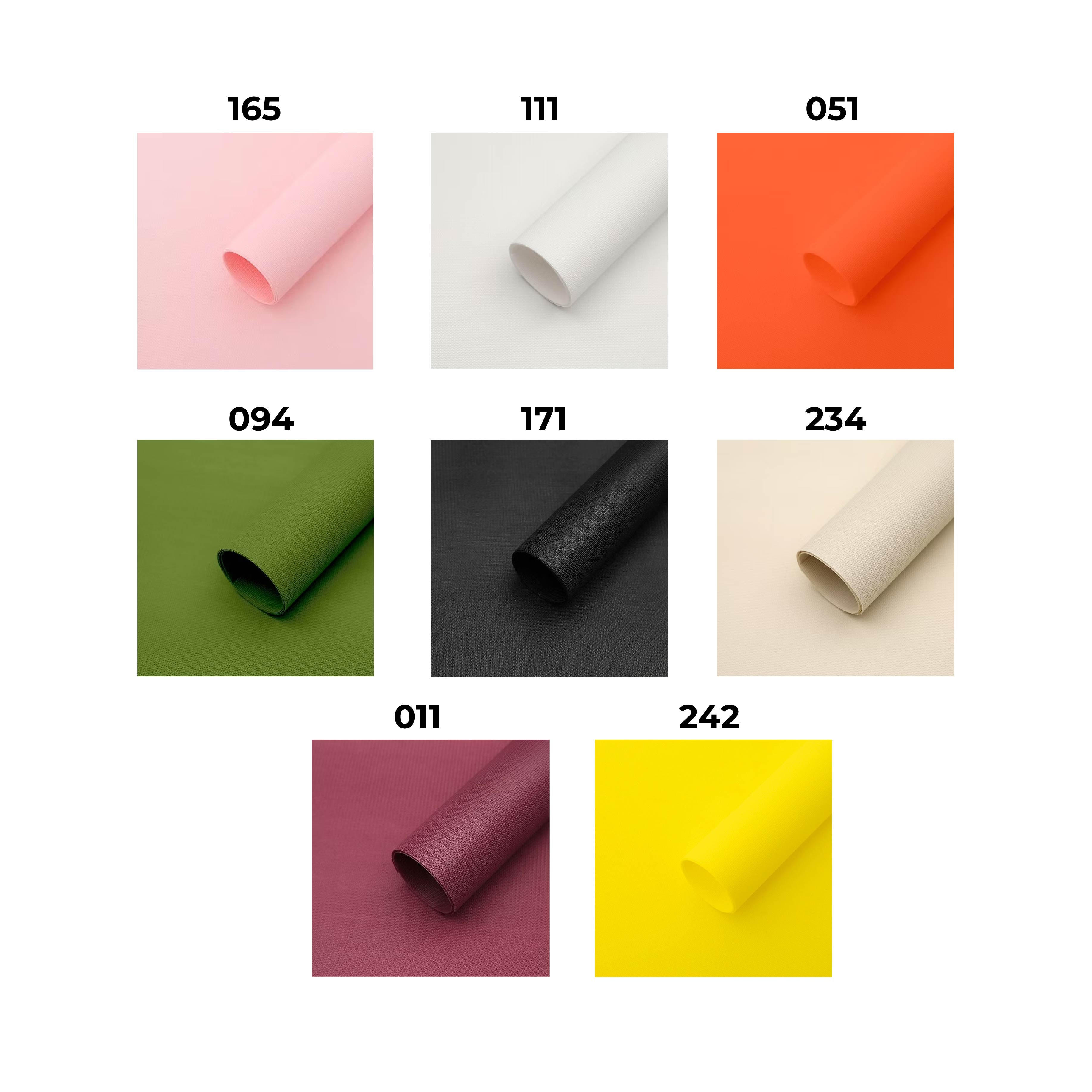 Papel coreano tipo pellón en colores vino, lima, rosa, blanco, naranja, negro, amarillo y beige. Insumo para floreria, ramos y envolver flores, de alta calidad.
