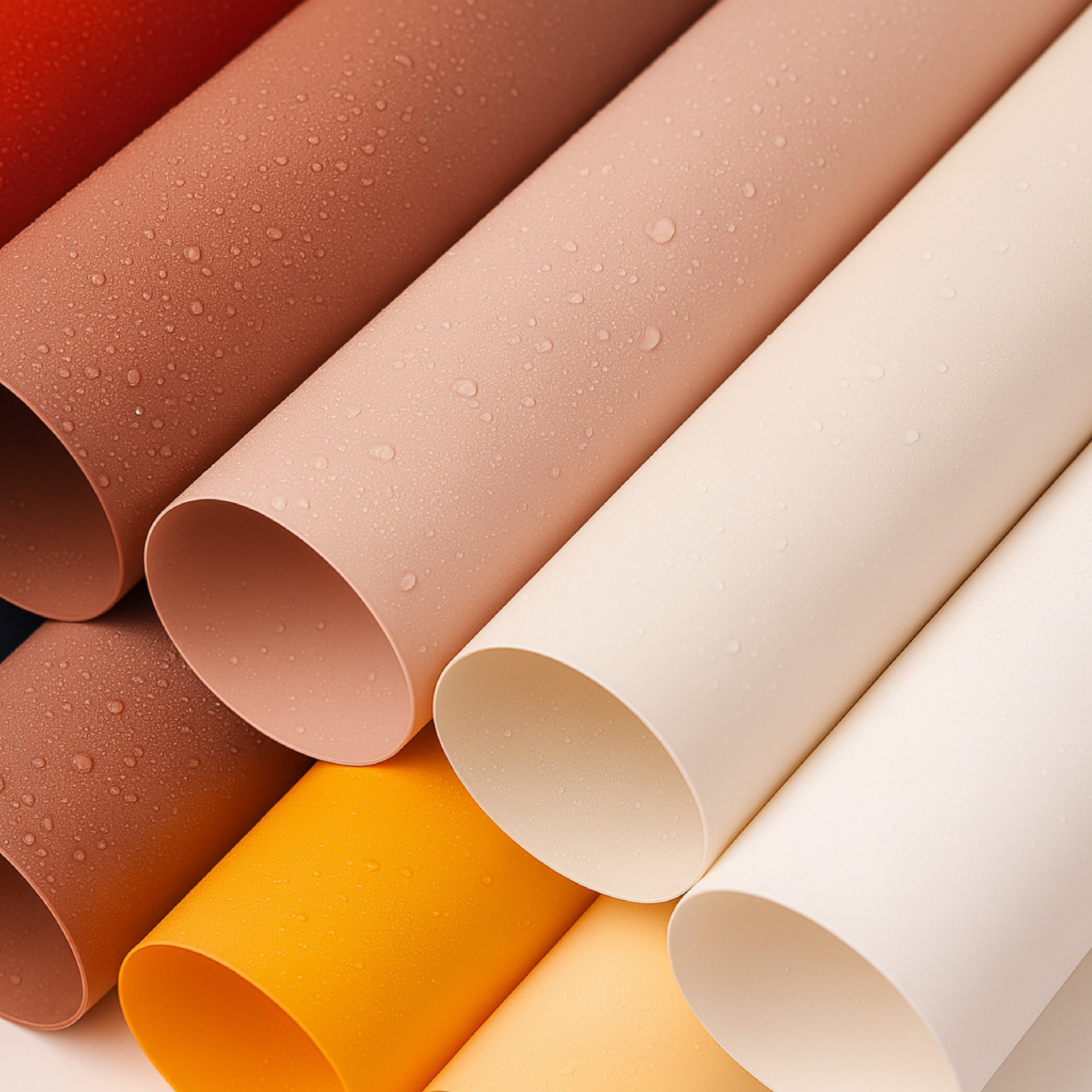 Papel coreano colores lisos en uso para arreglos florales – paquete de 20 pliegos