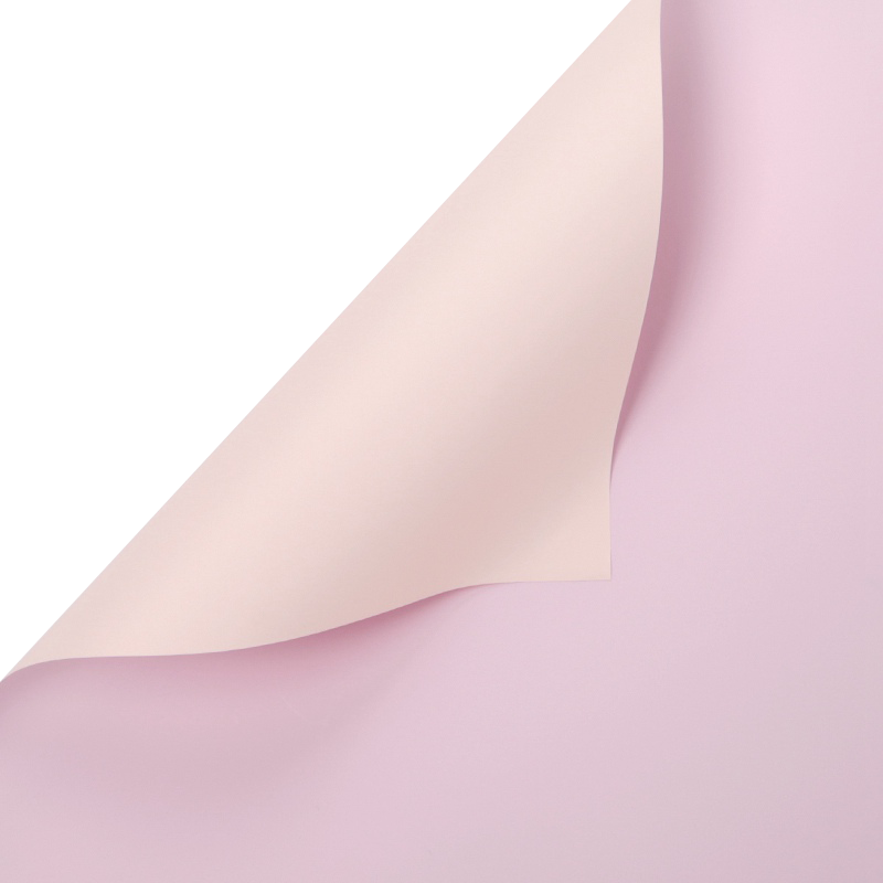 Papel coreano doble vista color rosa pálido – paquete de 20 pliegos para ramos o flores