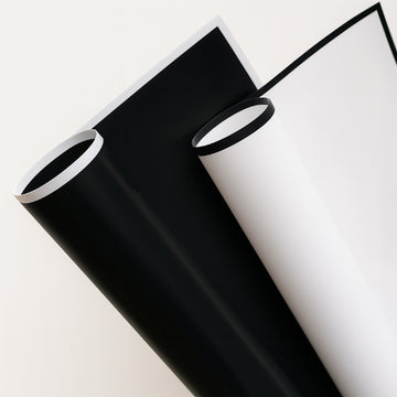 Papel coreano orilla dorada usado para envolver ramos y flores – paquete de 20 pliegos