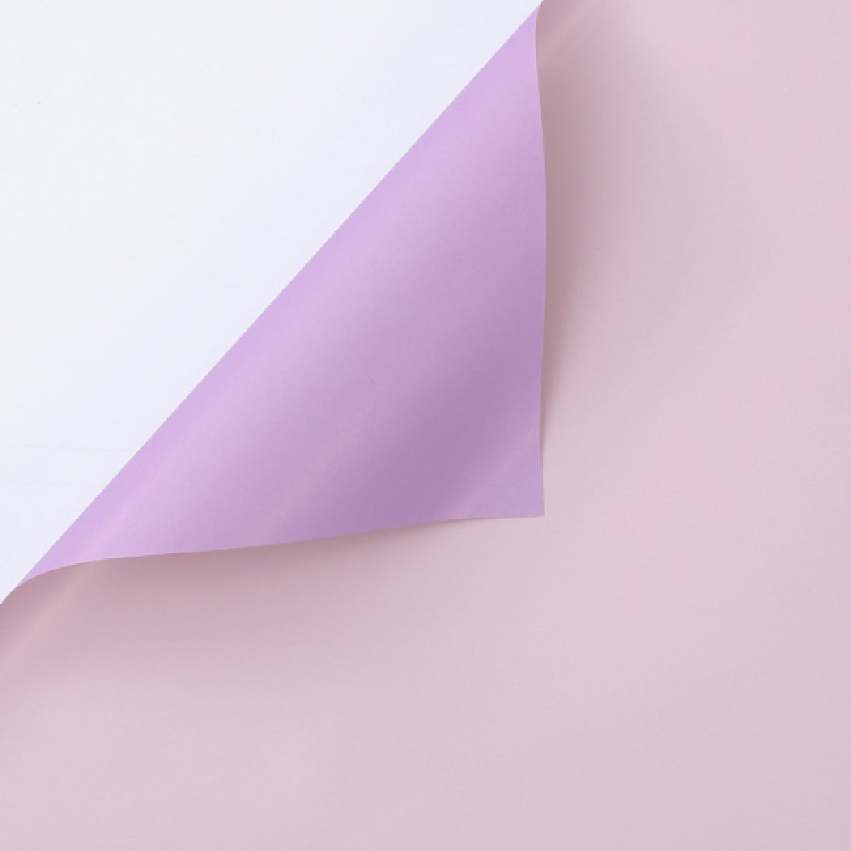 Papel coreano doble vista color light pink – paquete de 20 pliegos para ramos o flores