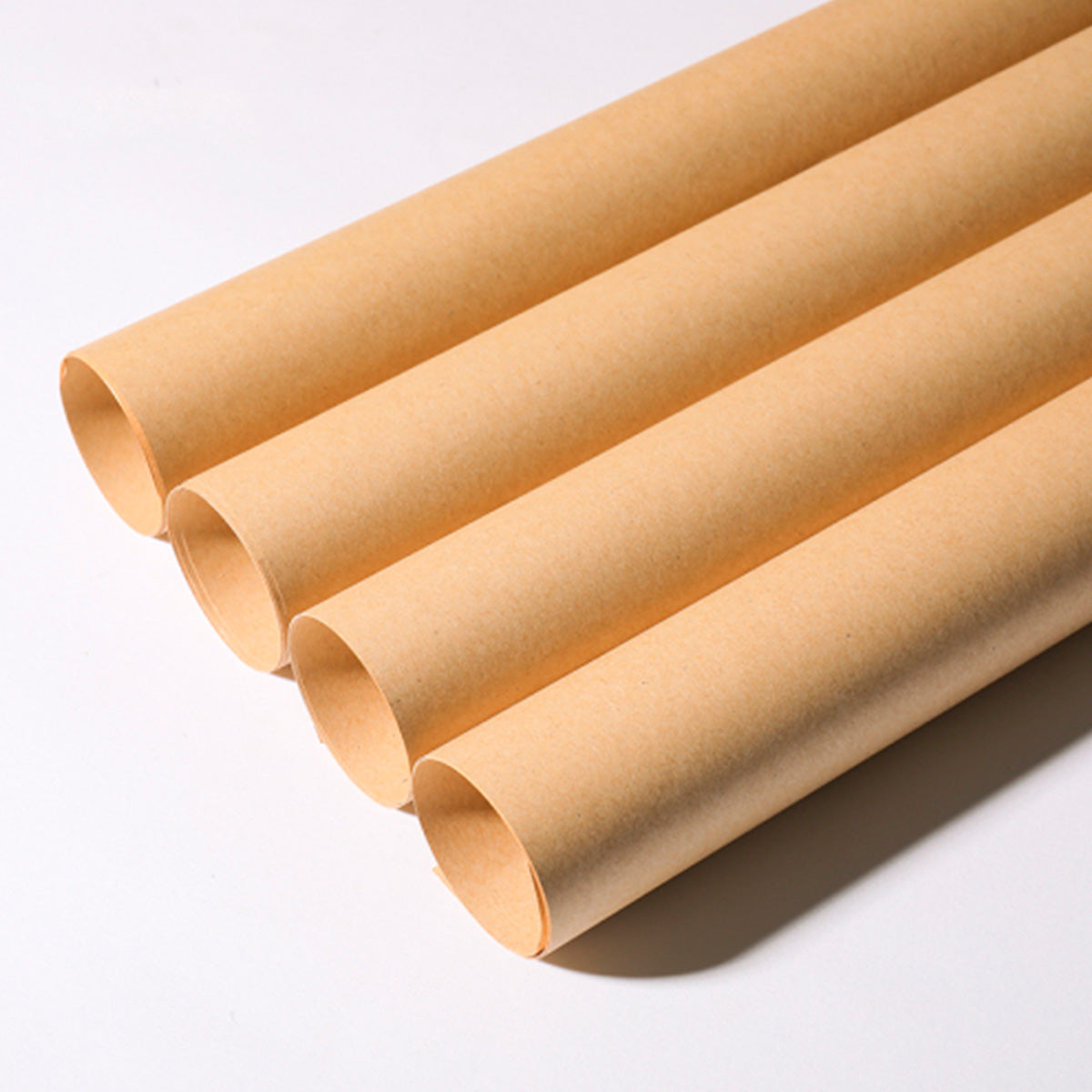 Papel Kraft para ramos de flores paquete de 20 pliegos color kraft natural para envolver flores