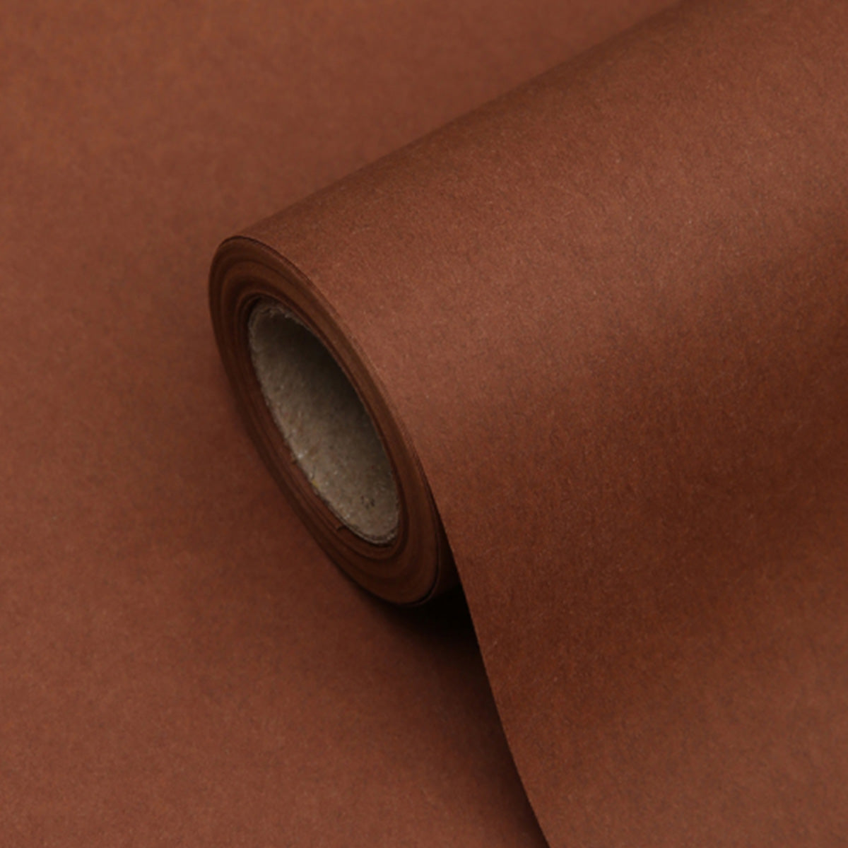 Rollo de papel Kraft chocolate 58 cm x 7 m para envolturas flores ramos  y regalos