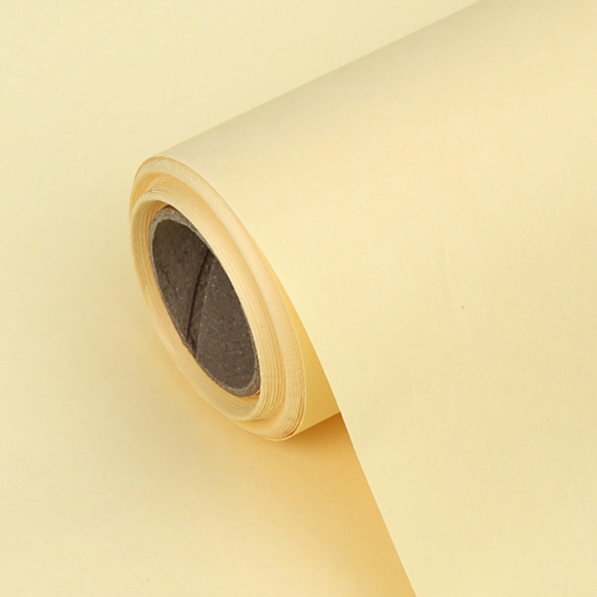 Rollo de papel Kraft amarillo 58 cm x 7 m para envolturas flores ramos  y regalos