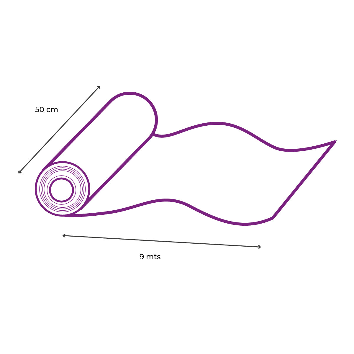 Papel Kraft impermeable en rollo 9 mts