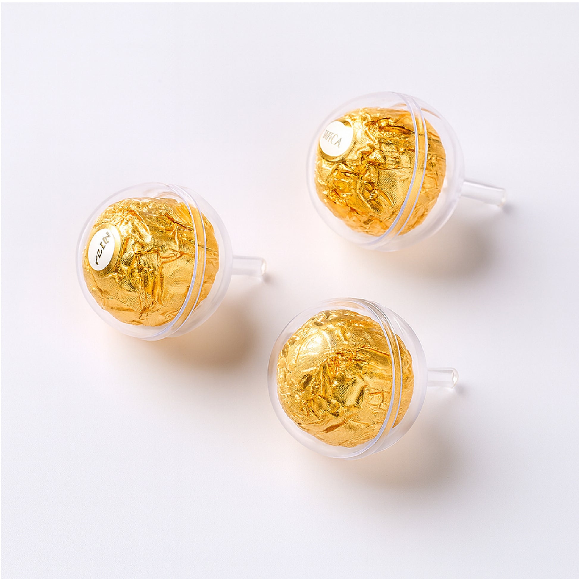 Caja para chocolates en ramo, portachocolates plástico transparente para ramos florales o bouquets florales