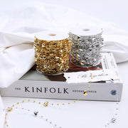 Cuerda decorativa plástica corazón | Rollo 30 mts