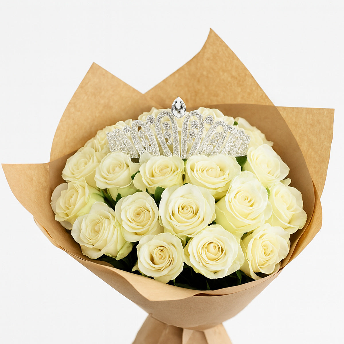 tiara de piedras preciosas tiara plateada