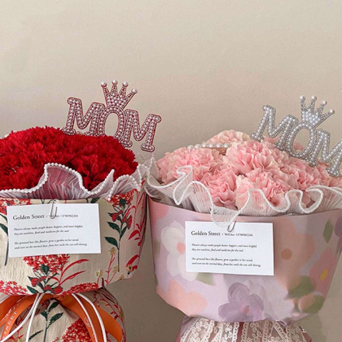 Parche de letras con imitación perla san Valentín | Accesorios Florales