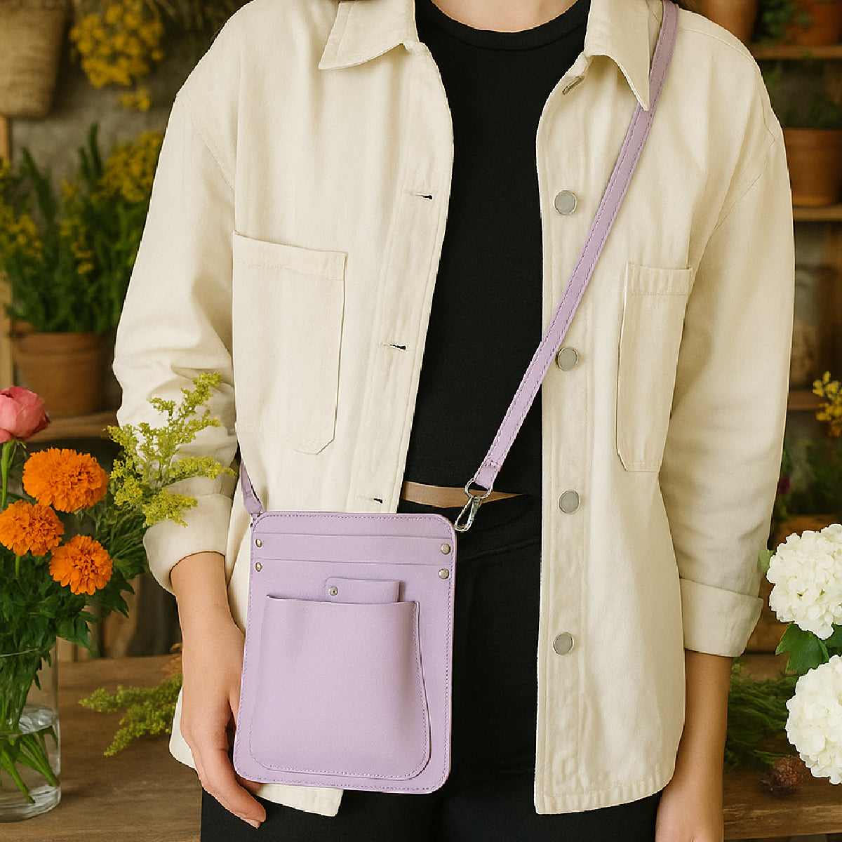 Bolsa para herramientas florales