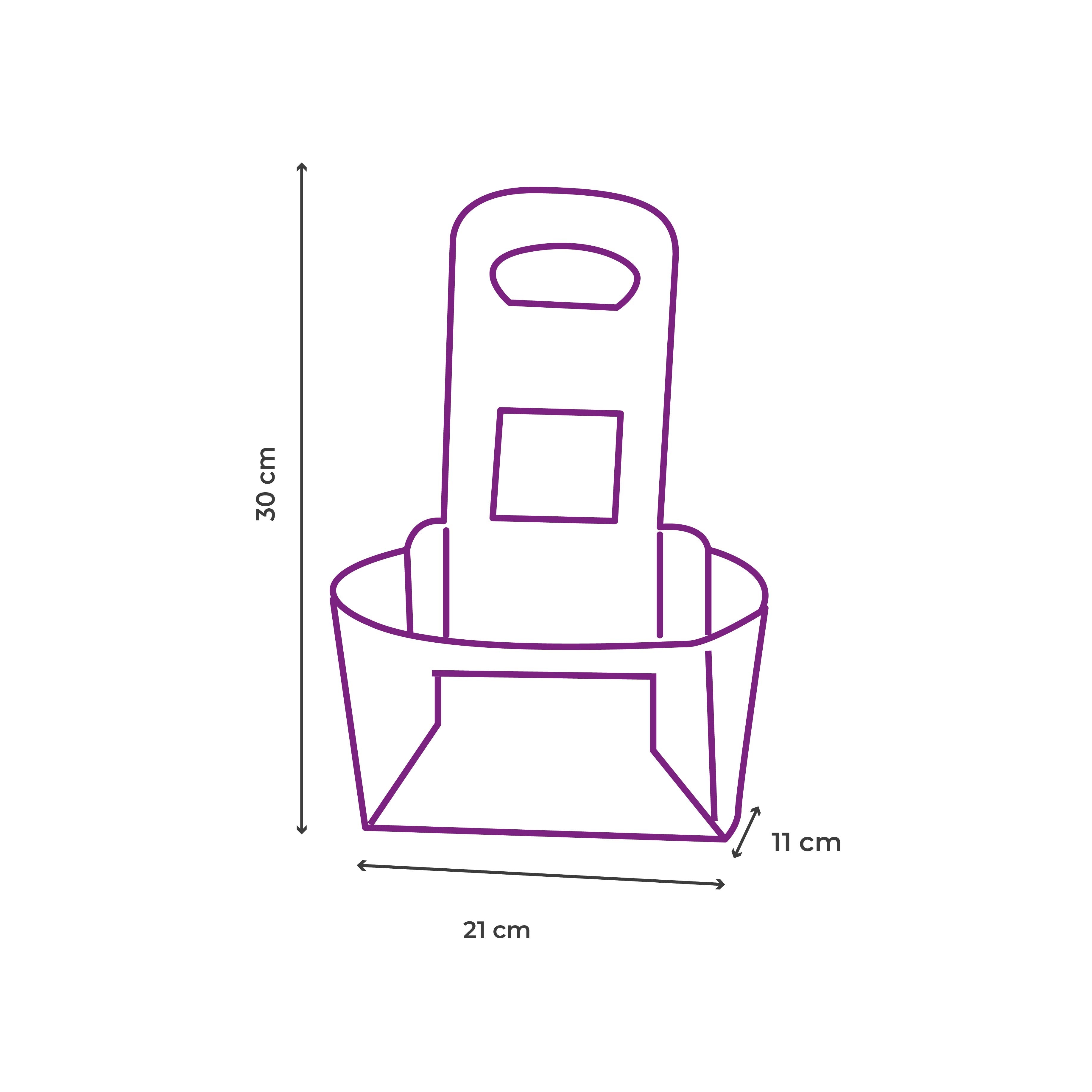 canasta de cartón para flores
