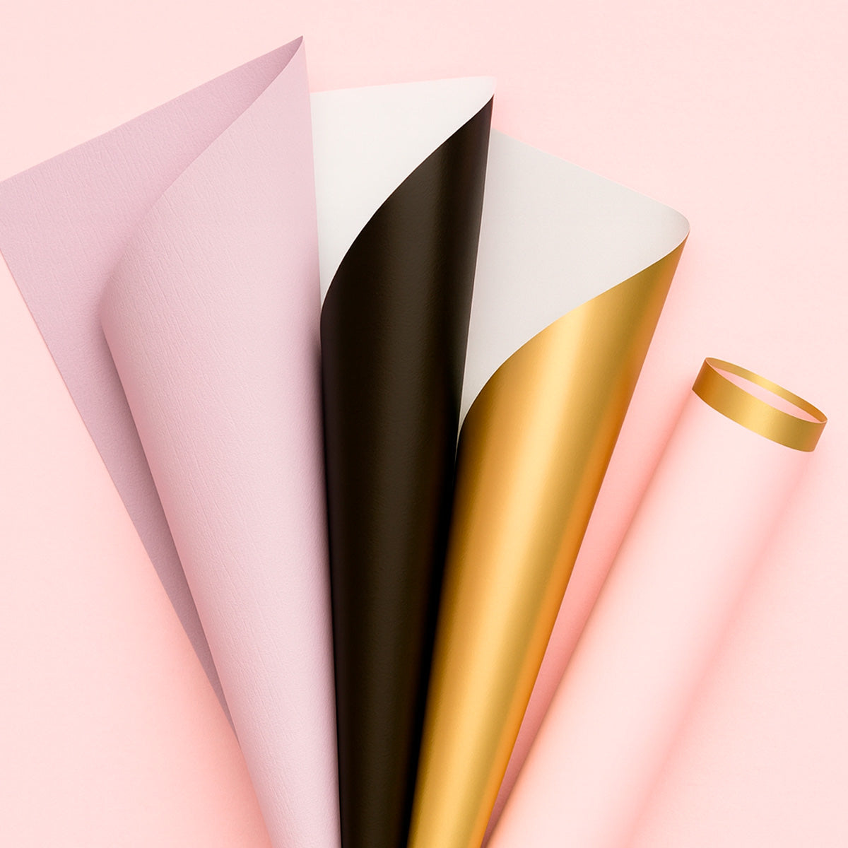 Caja combinada de 100 paquetes de papel coreano | Elige hasta 4 colores